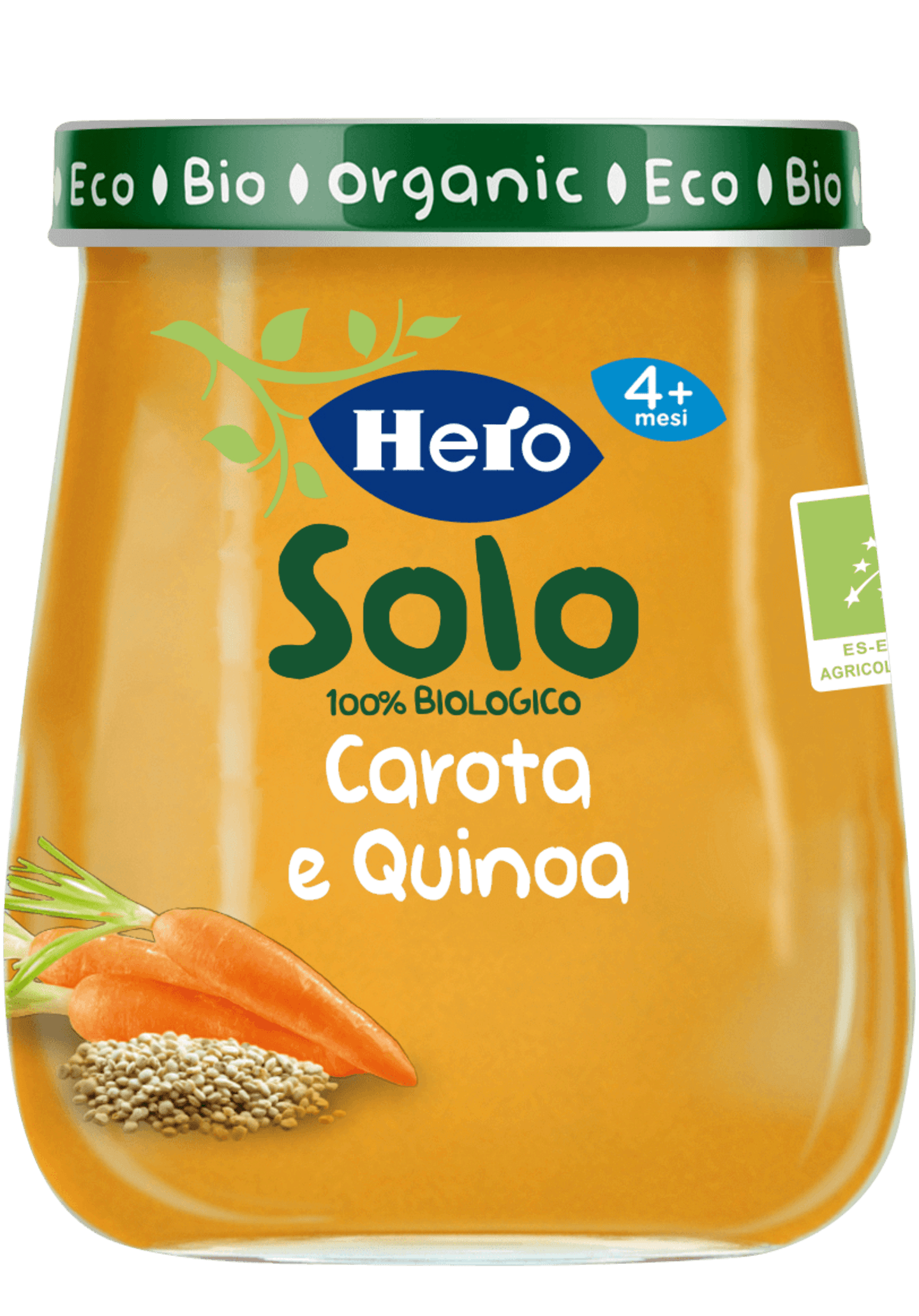 Omogeneizzato Carota e Quinoa Biologiche