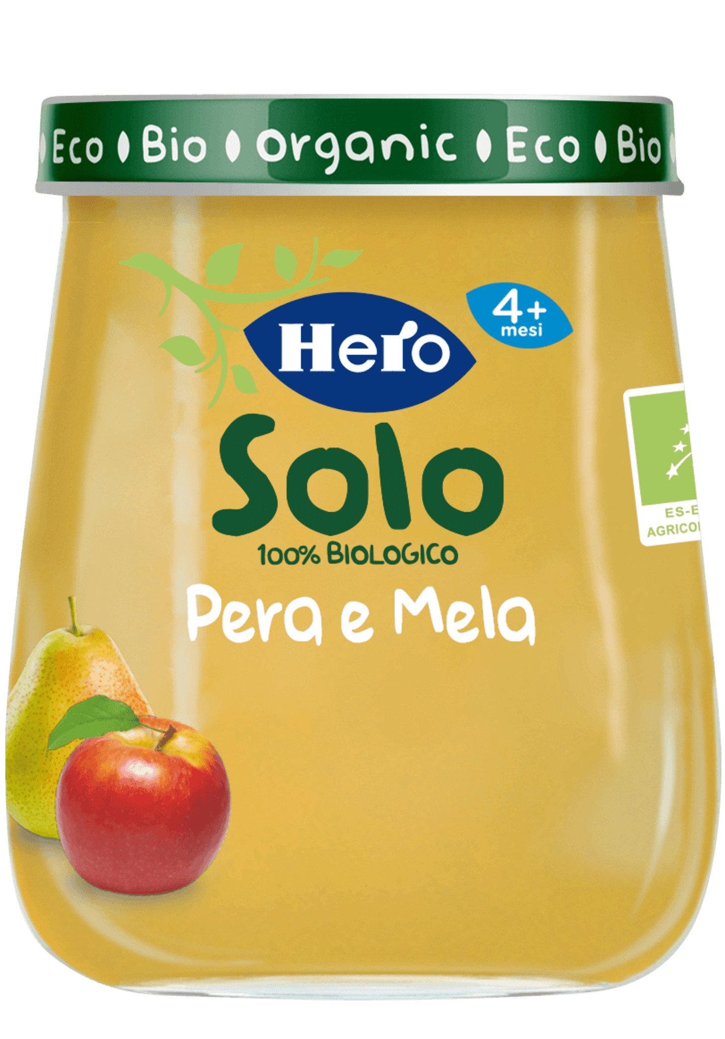 Hero Solo  Omogeneizzato Pera e Mela Biologiche