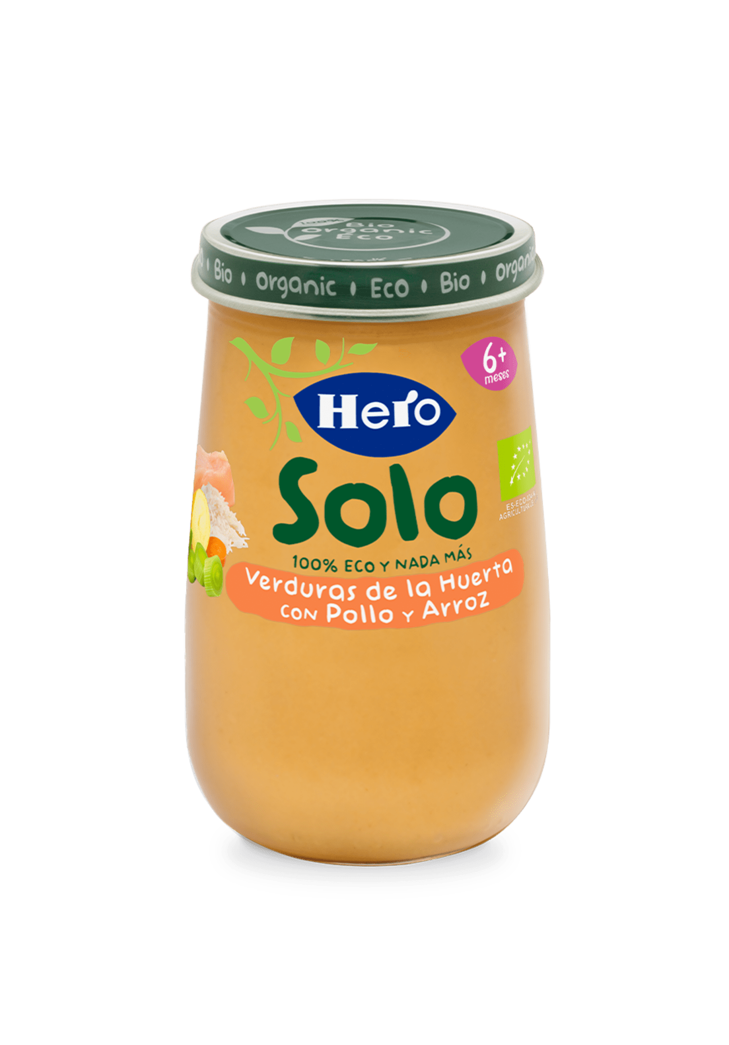 HERO BABY Potito Hervido de Verduritas de la Huerta 235gr » Te Llevo El Agua