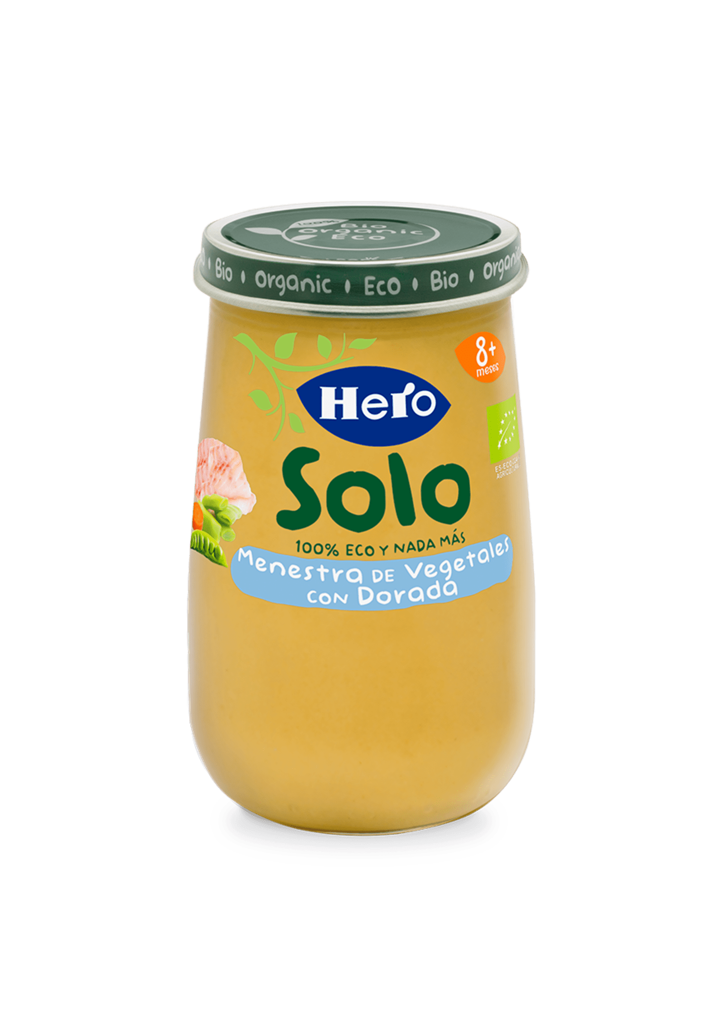 HERO Solo Tarrito de menestra de verduras y dorada ecológica, a partir de 8  meses 190 g. - Alcampo ¡Haz tu Compra Online y Recoge Más de 50.000  Productos a Precios Alcampo