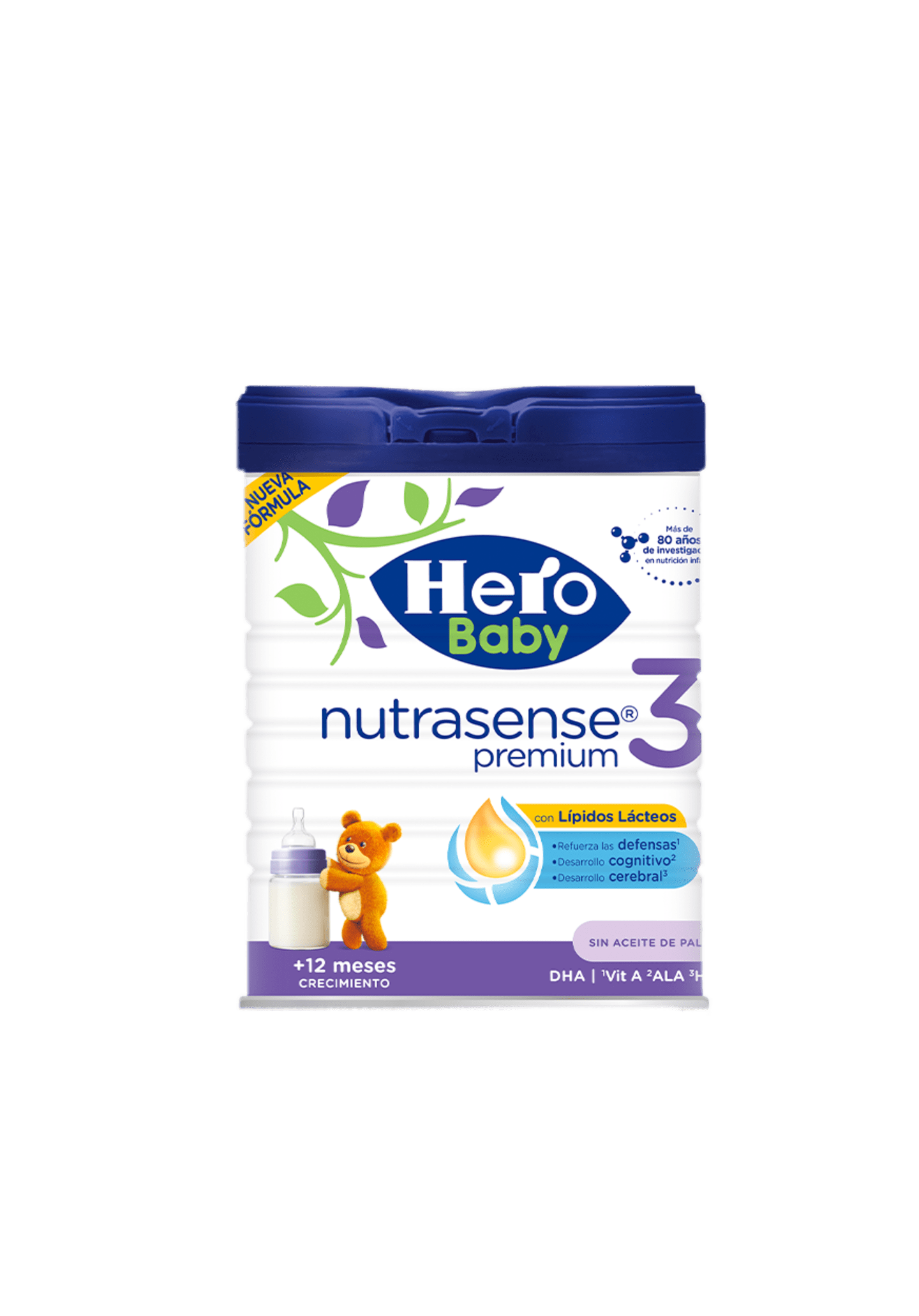 ▷ Hero Baby 3 - Leche de Crecimiento en Polvo para Bebés a partir de los 12  Meses 🥇【Muestras a Casa】