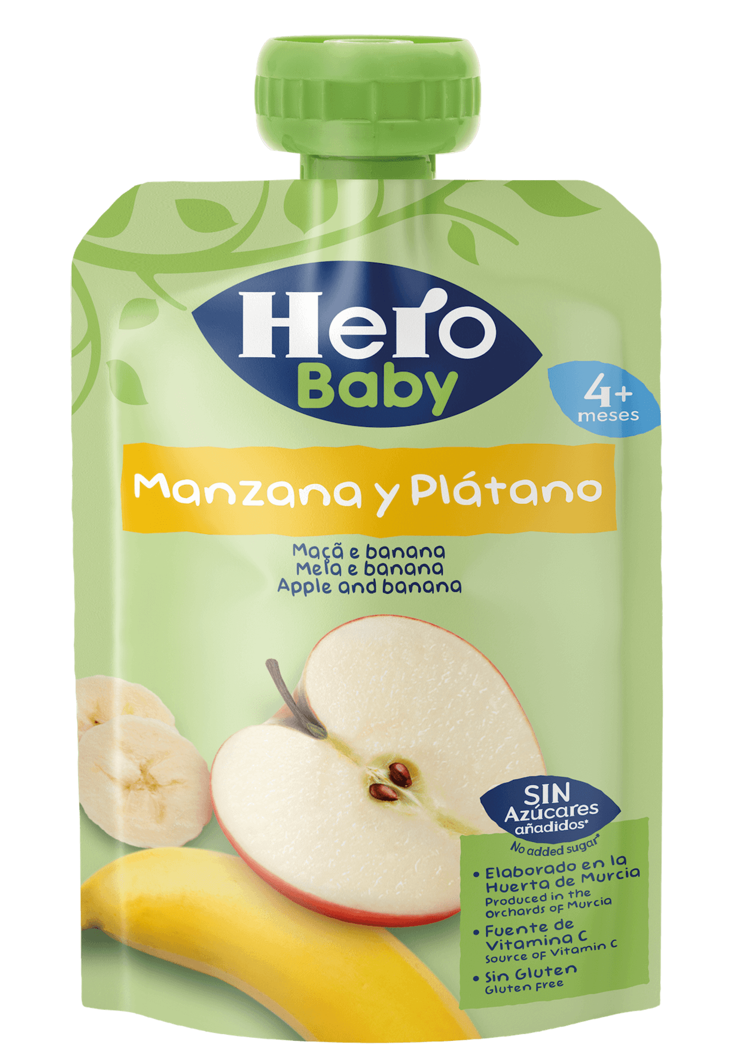 Saqueta Hero maçã e banana
