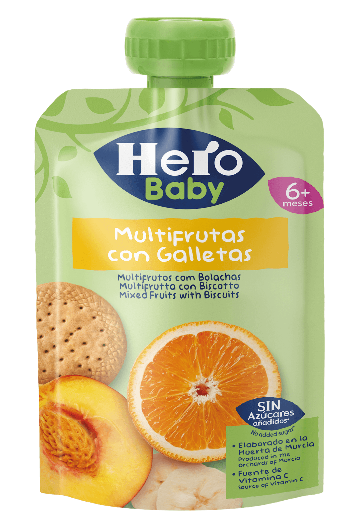 Saqueta Hero multifrutos com bolachas