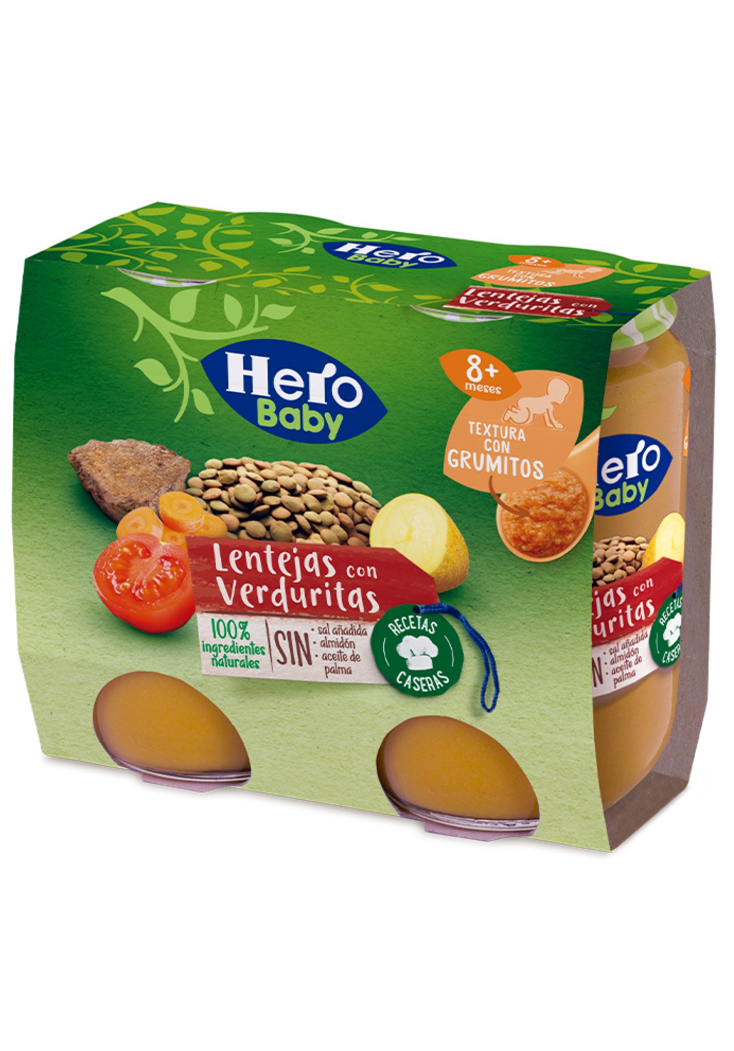 Hero Baby Recetas Lentejas con Verduritas