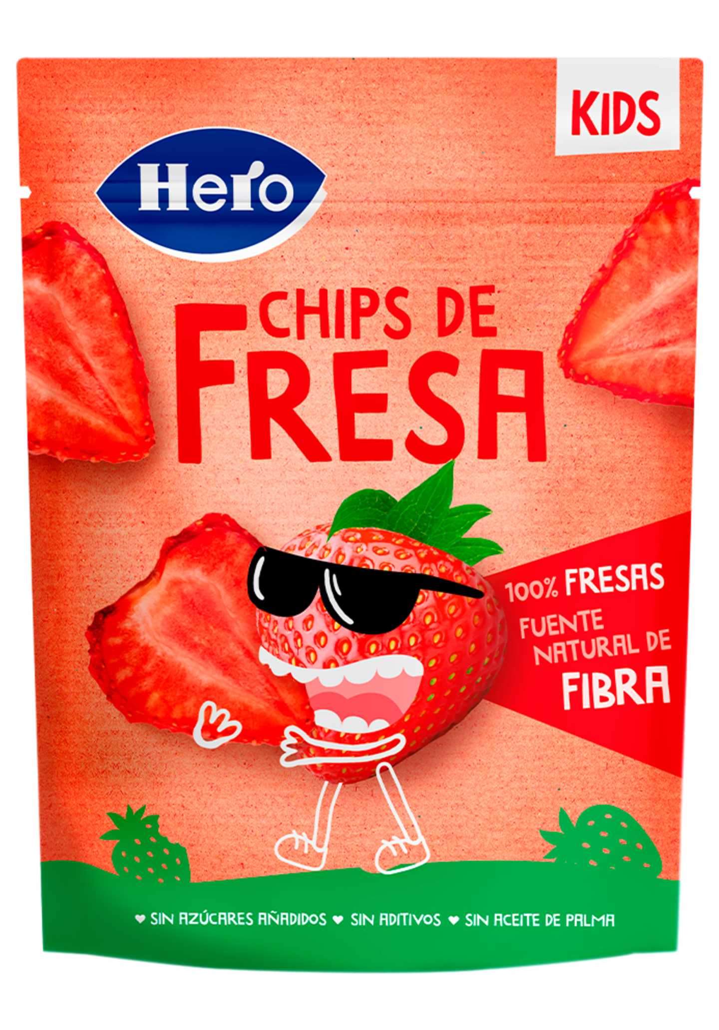 Chips de fresa