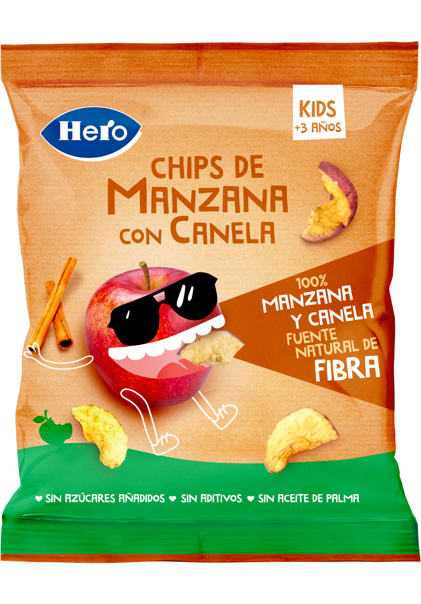 Chips de Manzana y canela