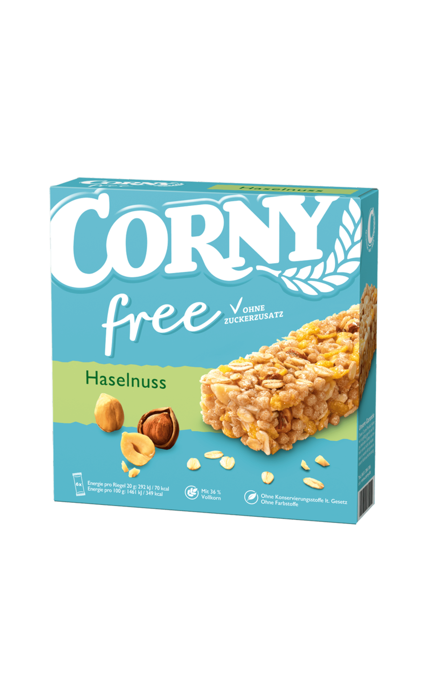 Corny Free Haselnuss Riegel 