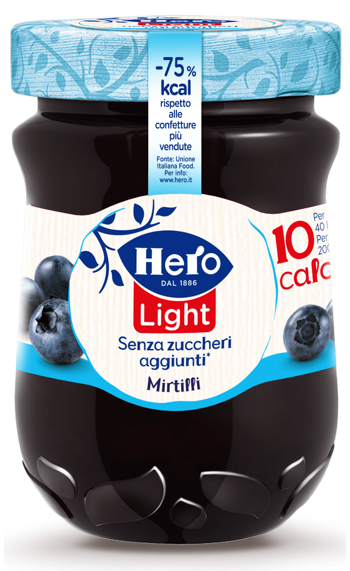 Confettura Hero Light Mirtilli