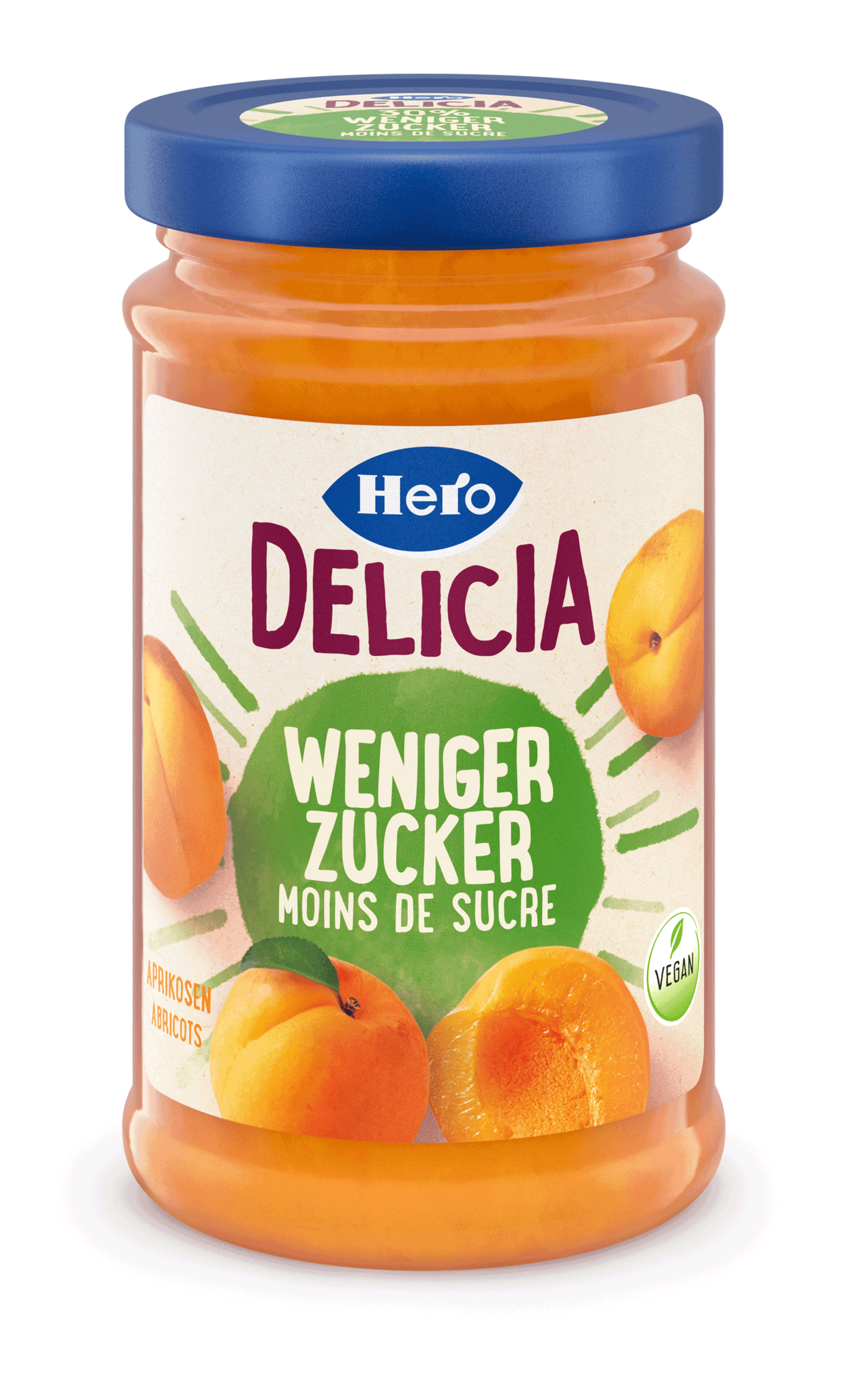 Hero DELICIA Weniger Zucker | Aprikosen       