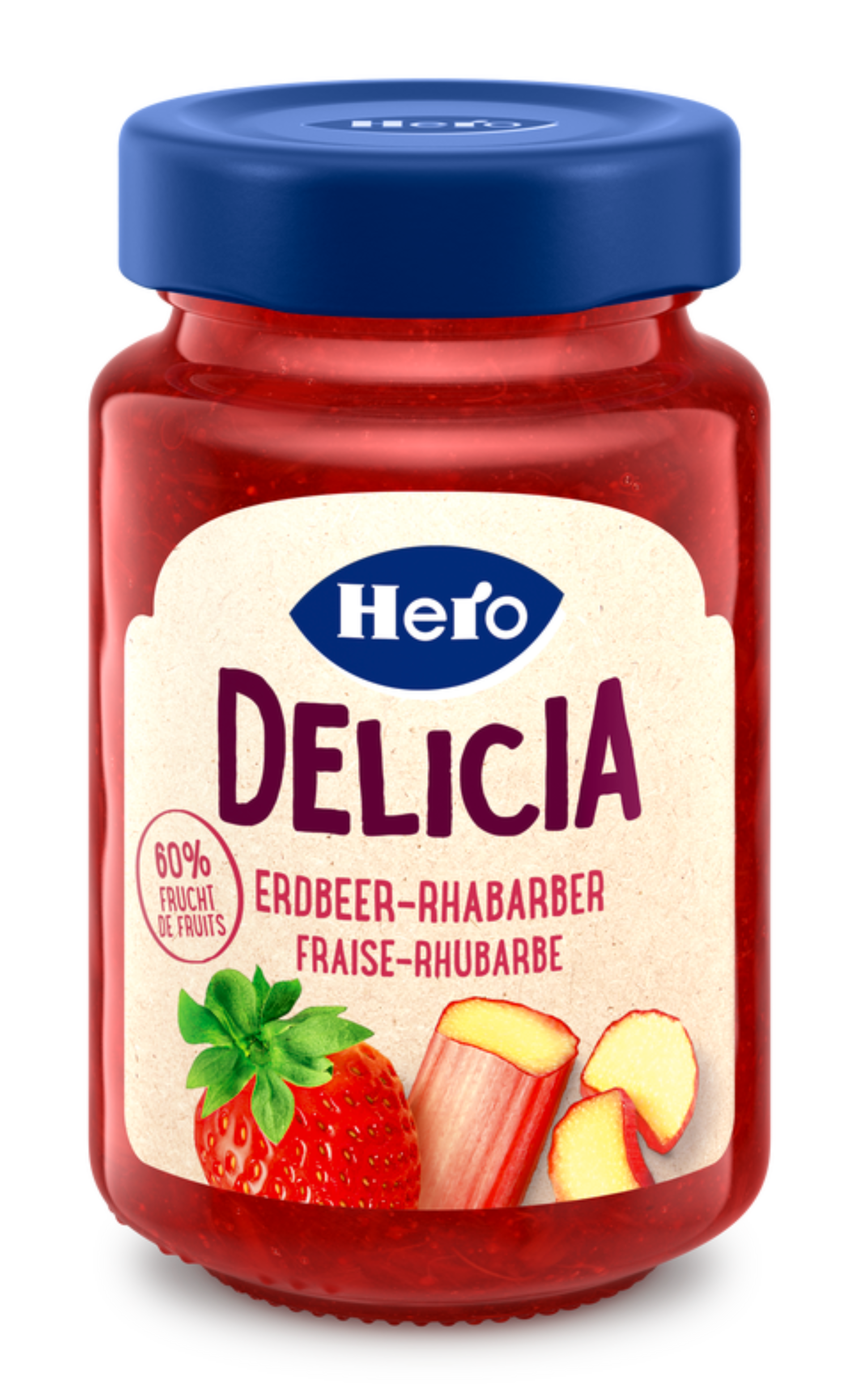 Delicia Original Erdbeer-Rhabarber