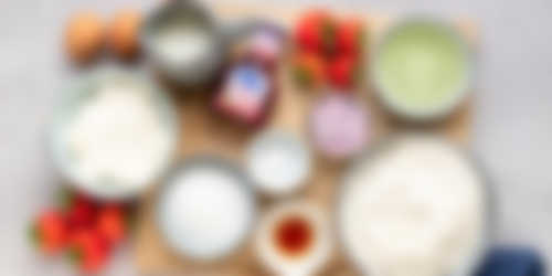 Hero ingredienten Aardbeien cupcakes