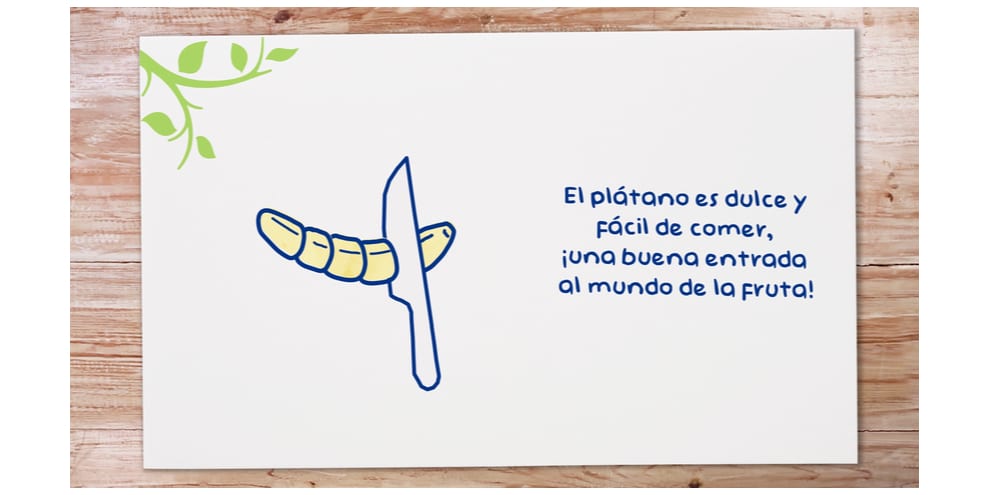 Tarritos de frutas variadas - Beneficios del plátano