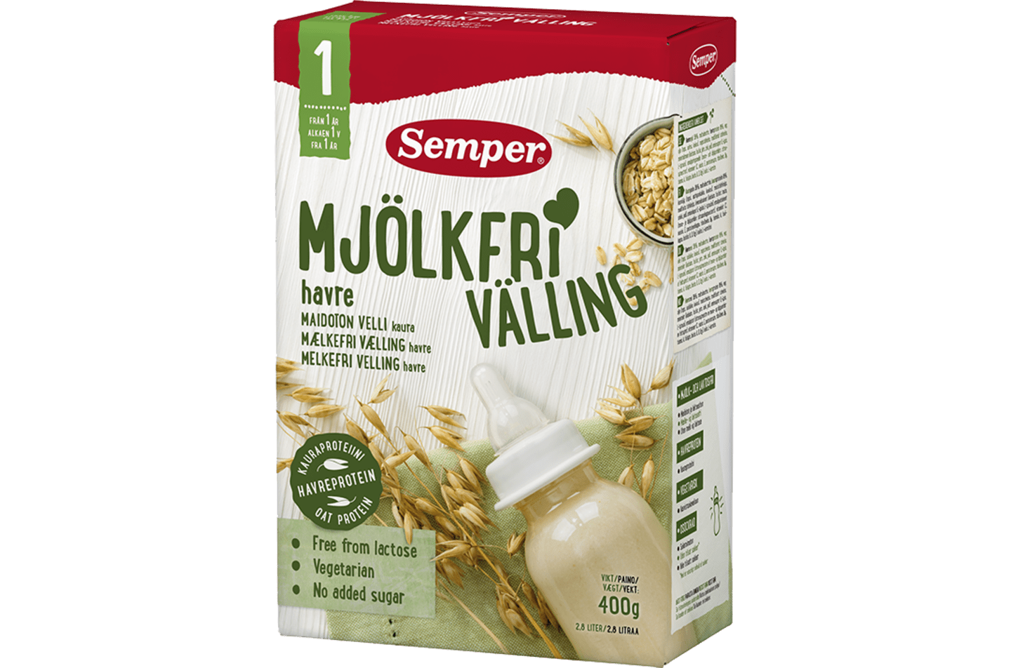 Mjolkfri Valling Med Havre Semper Barnmat Kan man göra välling av enagos grötpulver? mjolkfri valling med havre semper barnmat