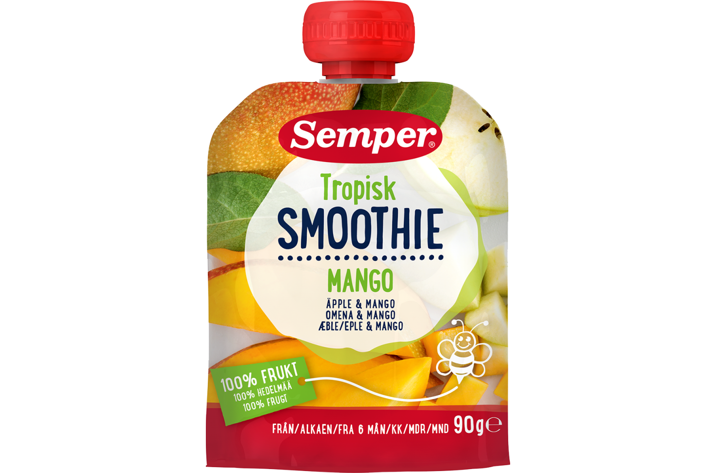 Smoothie Tropisk Mango från Semper Barnmat