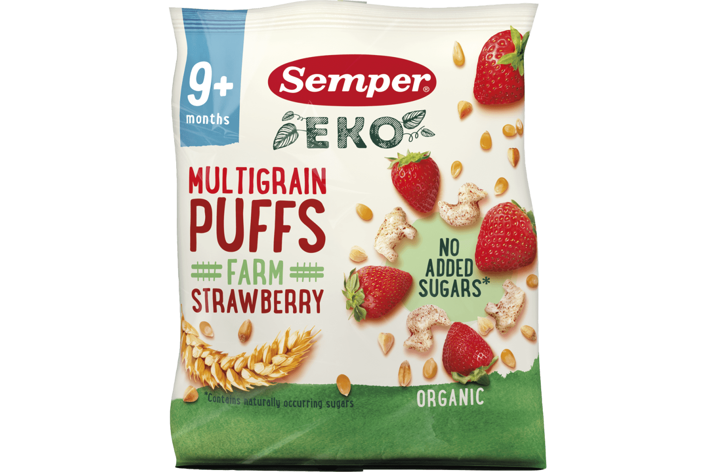Multigrain Puffs Strawberry 18g