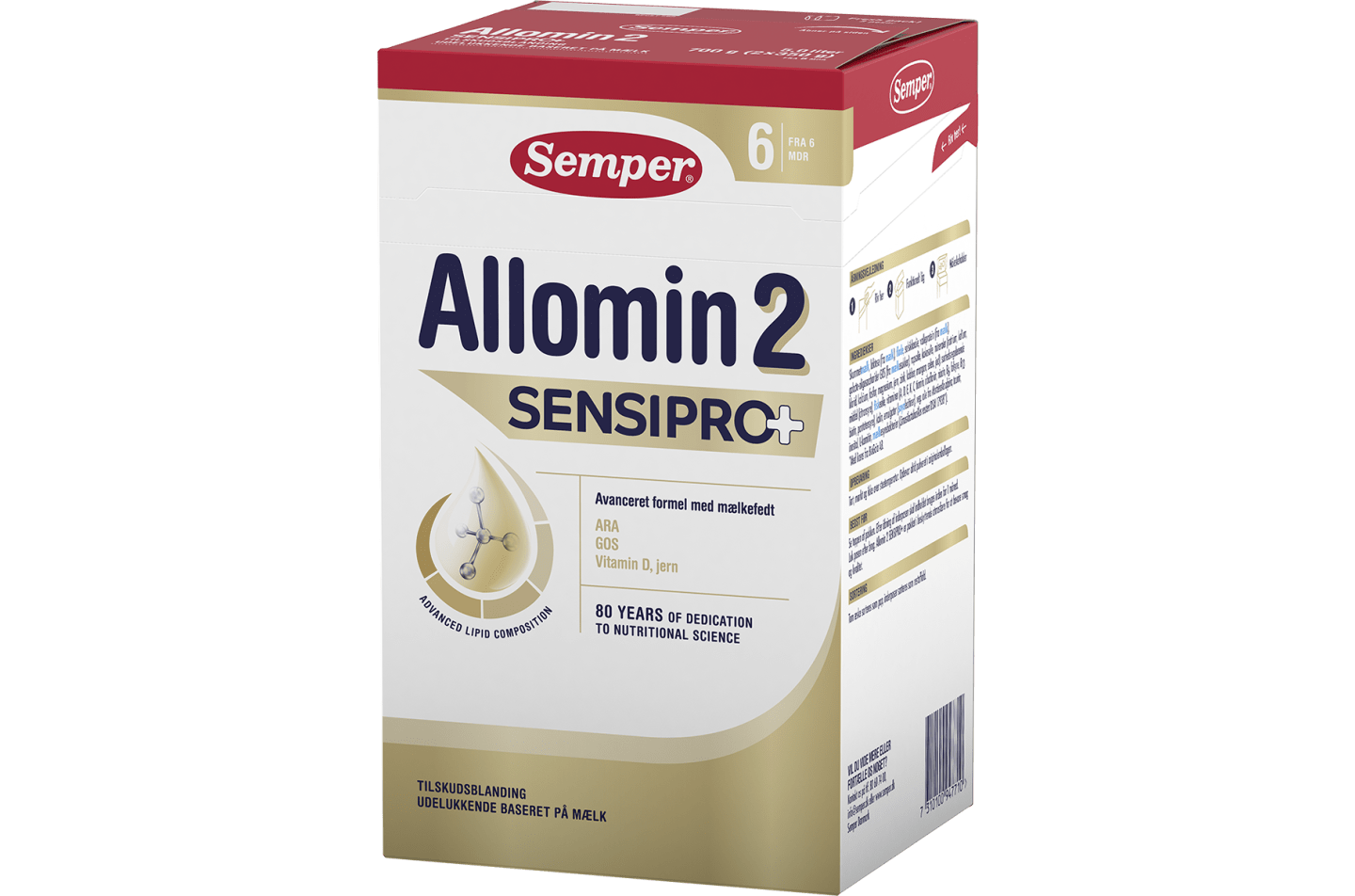 Allomin 2 SensiPro+, tilskudsblanding fra Semper