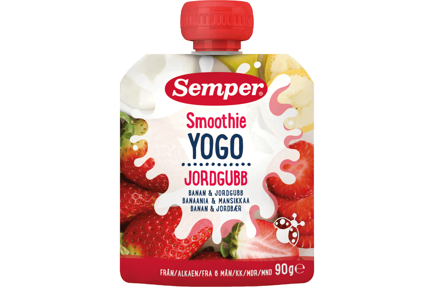 Semper Smoothie Yogo med jordbær