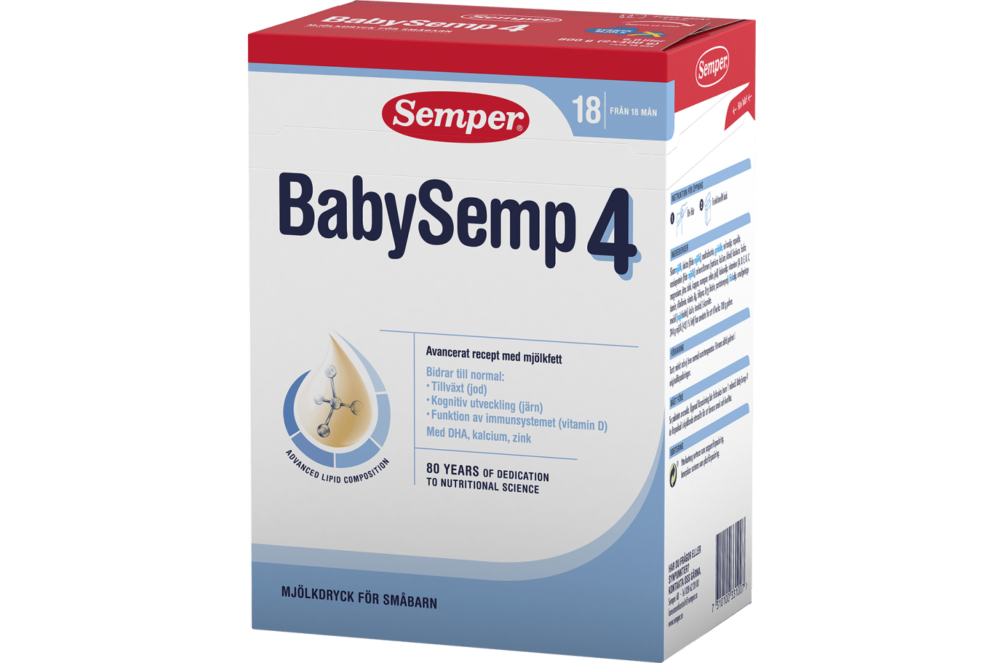 BabySemp 4 från 18 månader - Semper Barnmat