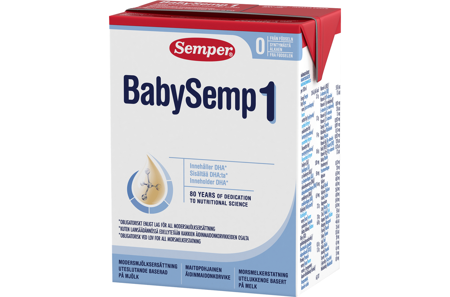 BabySemp 1 - 200ml - ny design - Semper Barnmat