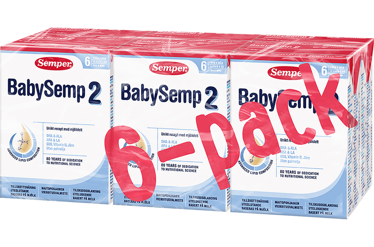 BabySemp 2 - 200ml - 6-pack - Semper Barnmat