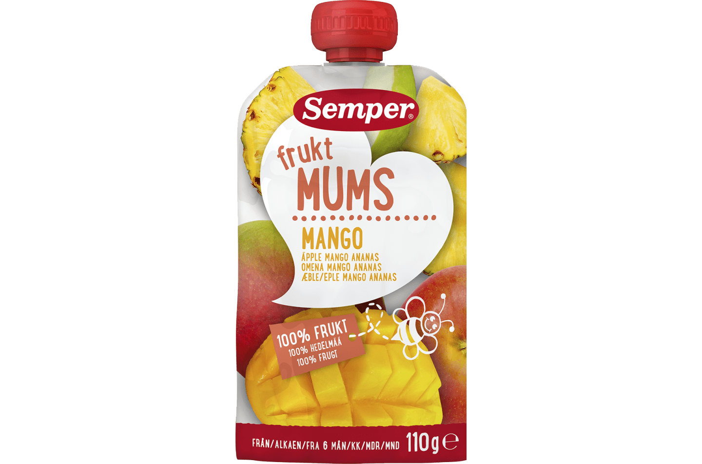 Fruktmums Mango fra Semper Børnemad