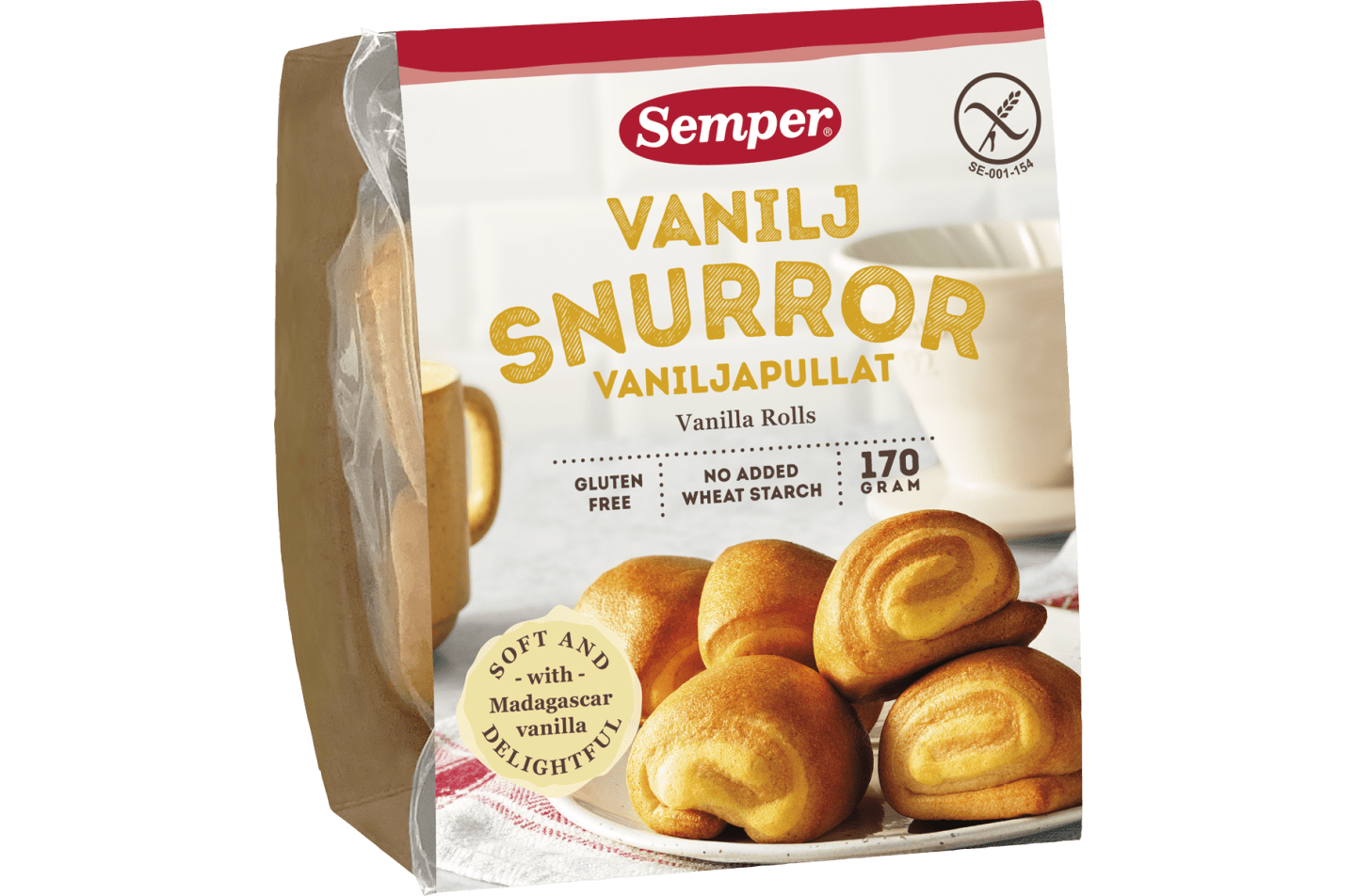 Vaniljsnurror från Semper Glutenfritt