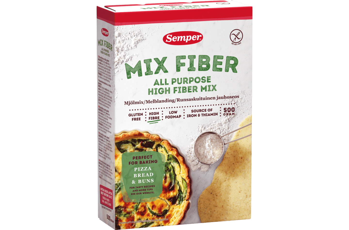 Mix Fiber grov melmix Semper Glutenfri