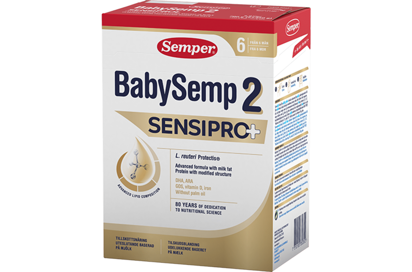 BabySemp 2 SensiPro+ tilskudsblanding fra Semper