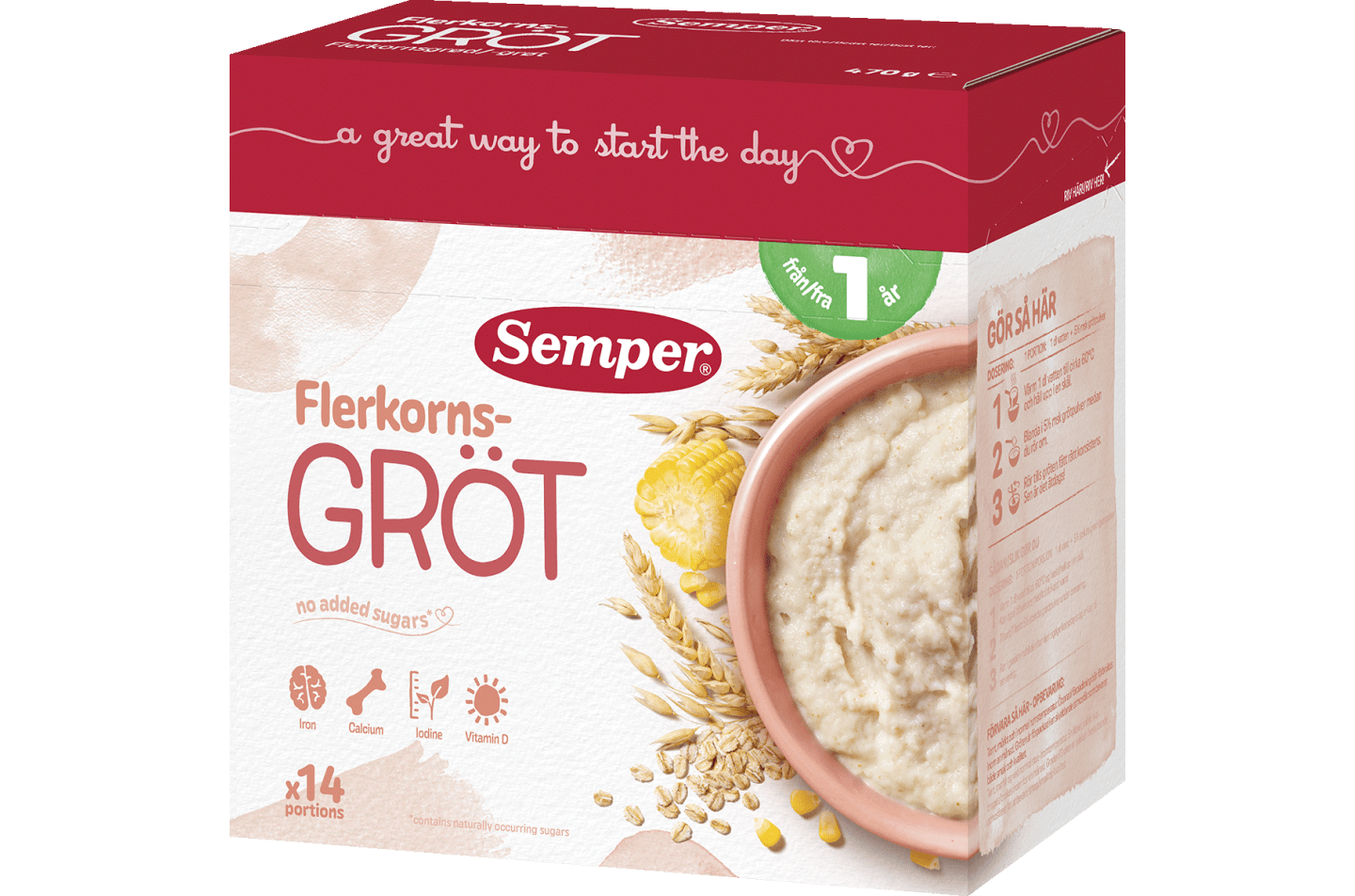 Semper Flerkornsgrød 1 år
