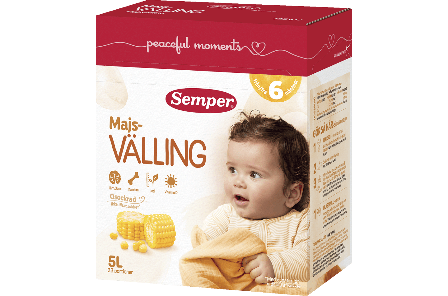 Majsvælling fra 6 måneder fra Semper Børnemad