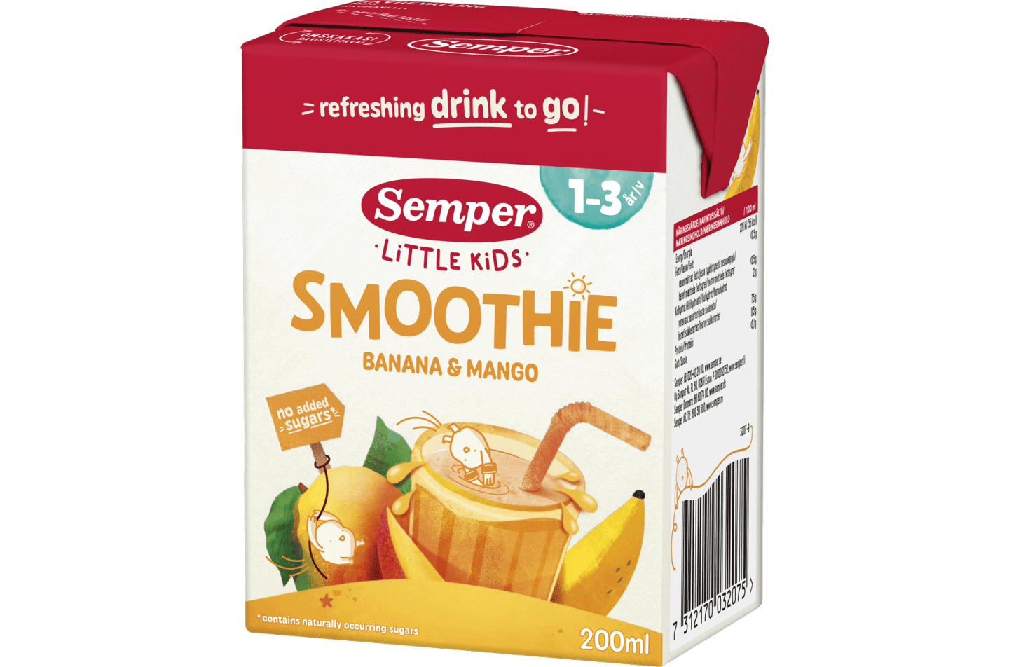 Smoothie Banana & Mango 200ml