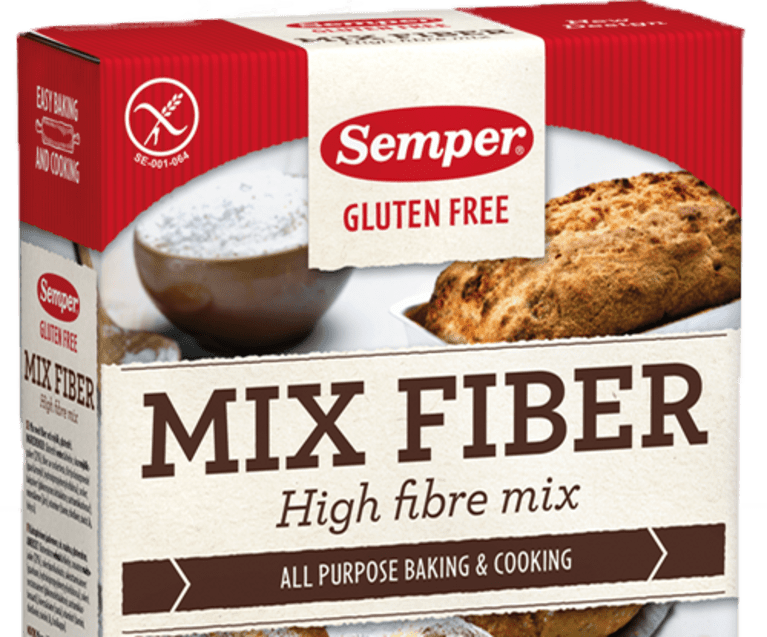 Semper Mix med fiber, glutenfri mjölmix från Semper