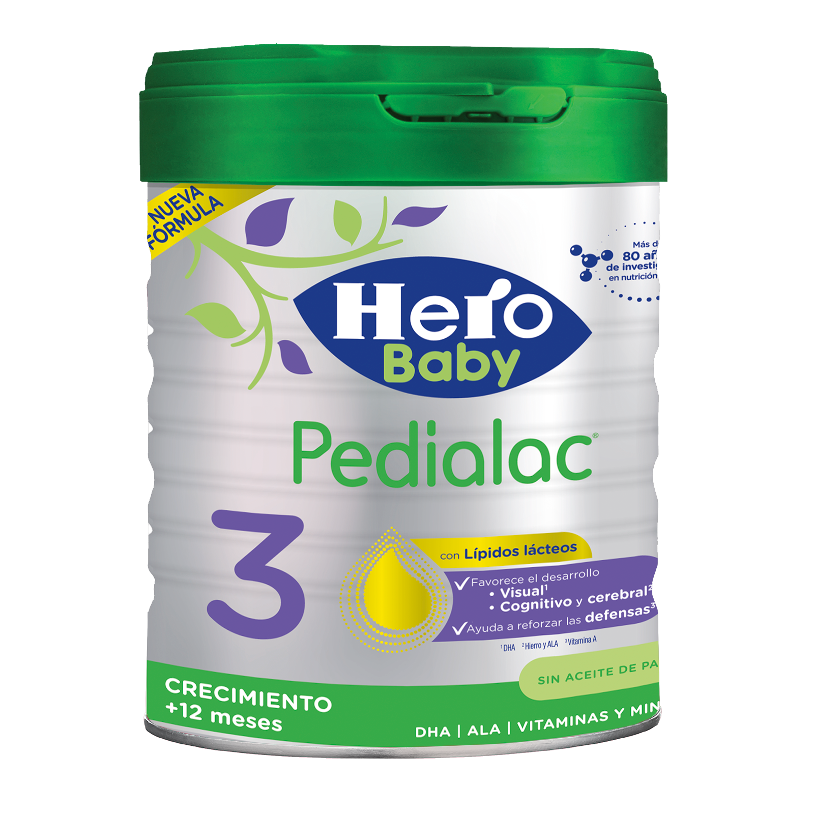 Hero baby leche pedialac 1 bote 800G – Somos tu Farma