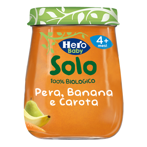 Hero Solo Purea mela e banana, 100 g Acquisti online sempre