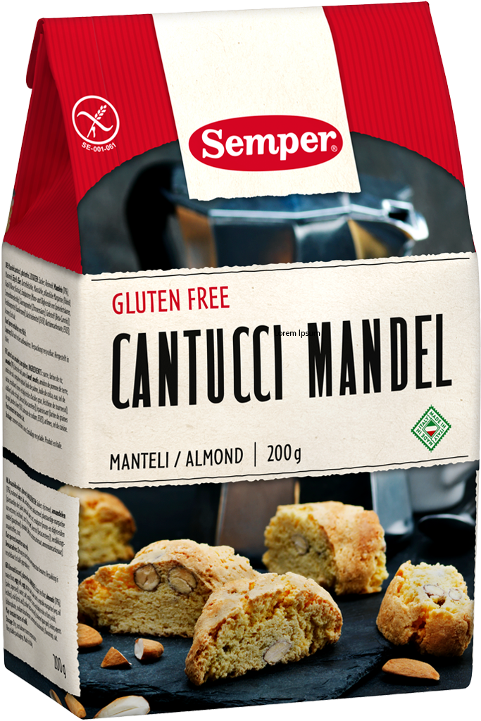 Cantucci Manteli - gluteeniton mantelikorppu | Semper Gluteeniton