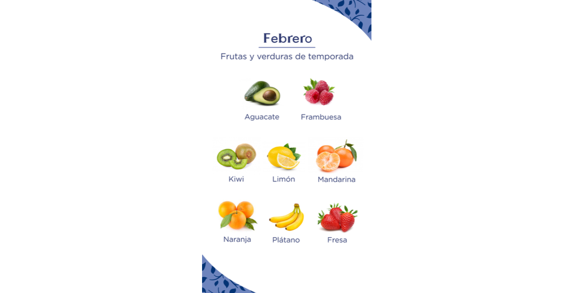 Variedad de frutas