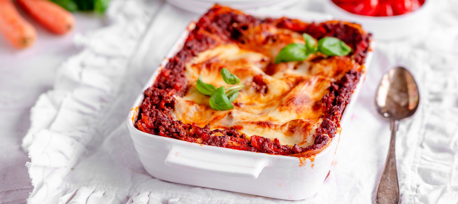 Gluteeniton lasagne kasvistäytteellä - Reseptit | Semper Gluteeniton