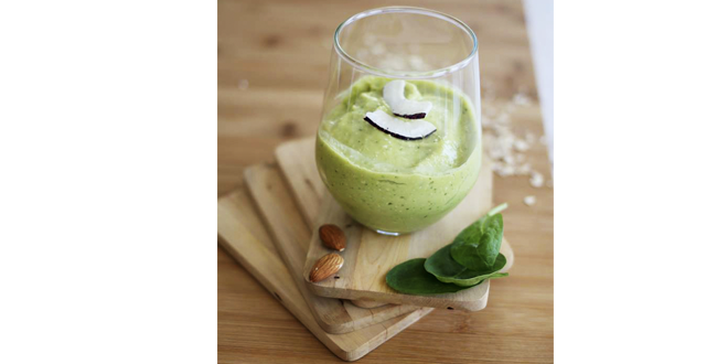 Glutenfri grön smoothie på max 10 min - Recept | Semper Glutenfritt