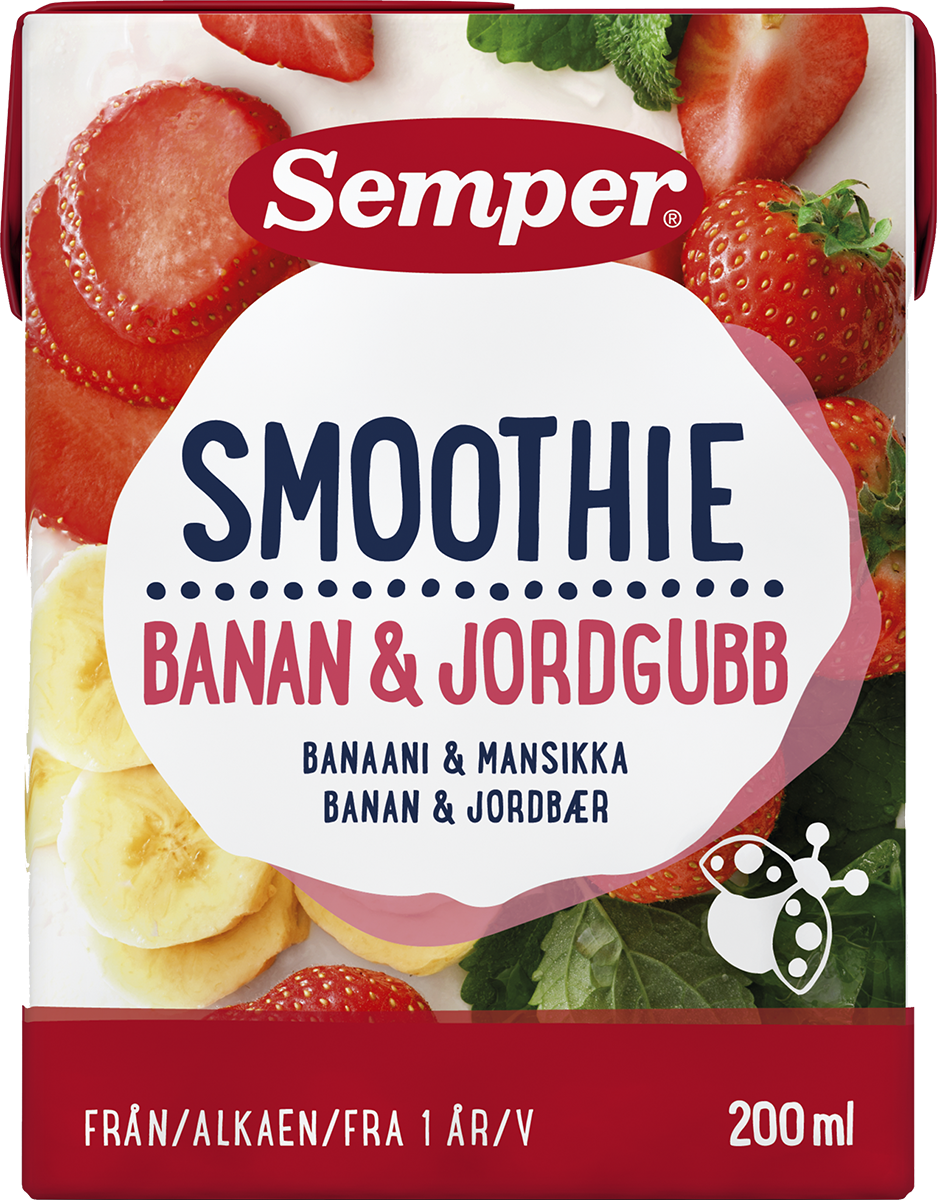 Smoothie banan & mango | Semper Barnmat