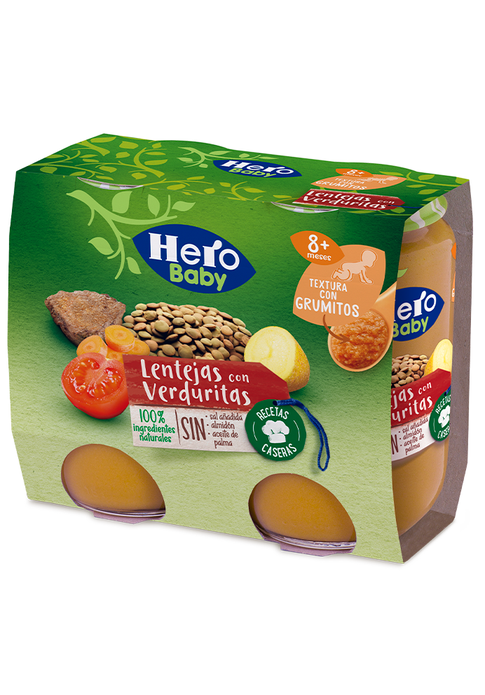 Hero-Potito Hero Buenas Noches Verduras Pescadilla (2 x 190 gr)