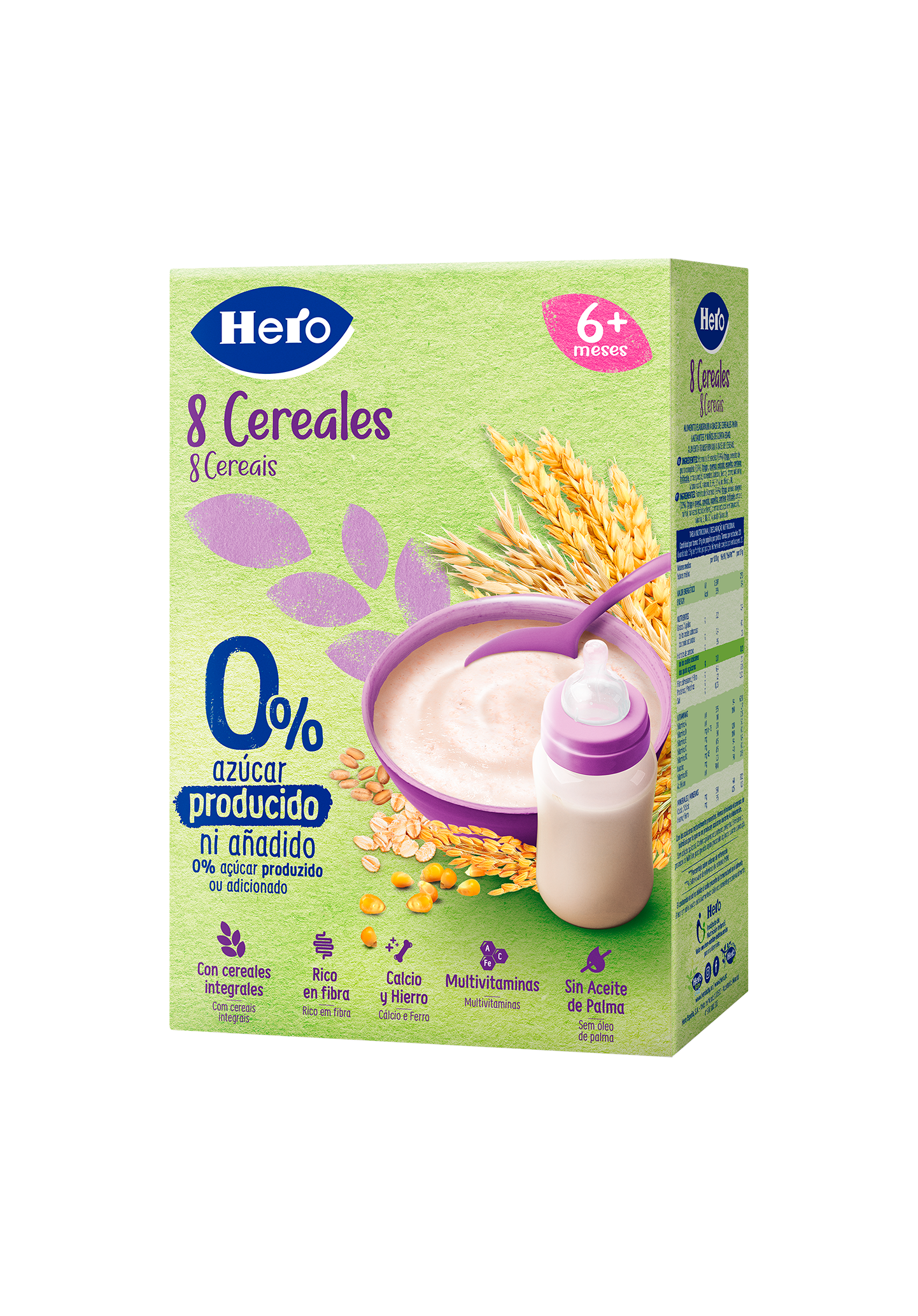 Hero Baby Cereales y frutas 300G 1/6U