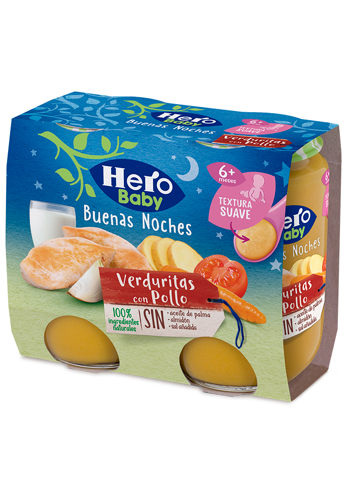 POTITO HERO VERDURITAS CON POLLO Y TERN T/235G