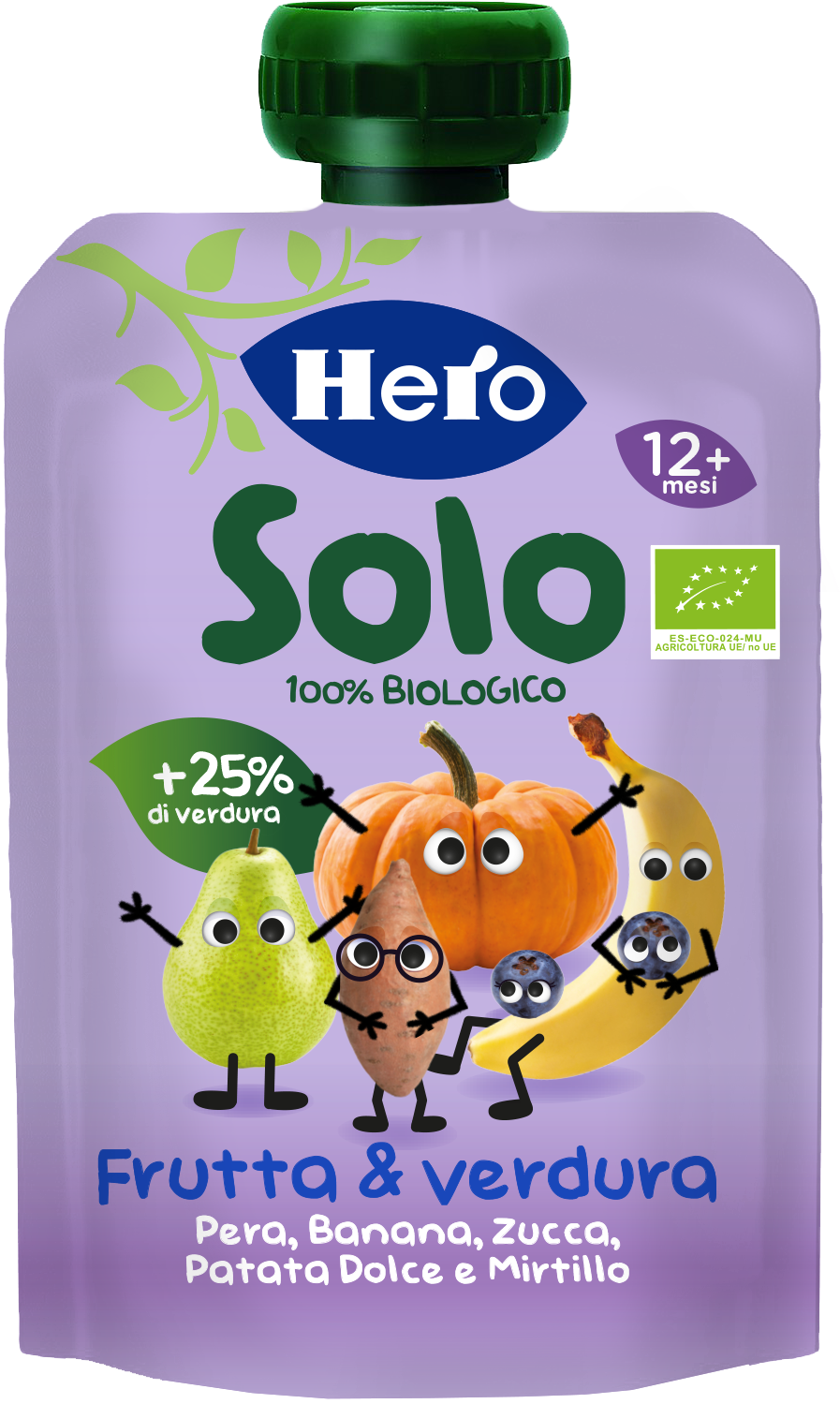 Frutta Frullata 100% Bio Per Bambini - 18 Bustine Multigusto Senza Zuccheri Aggiunti - Foto 8