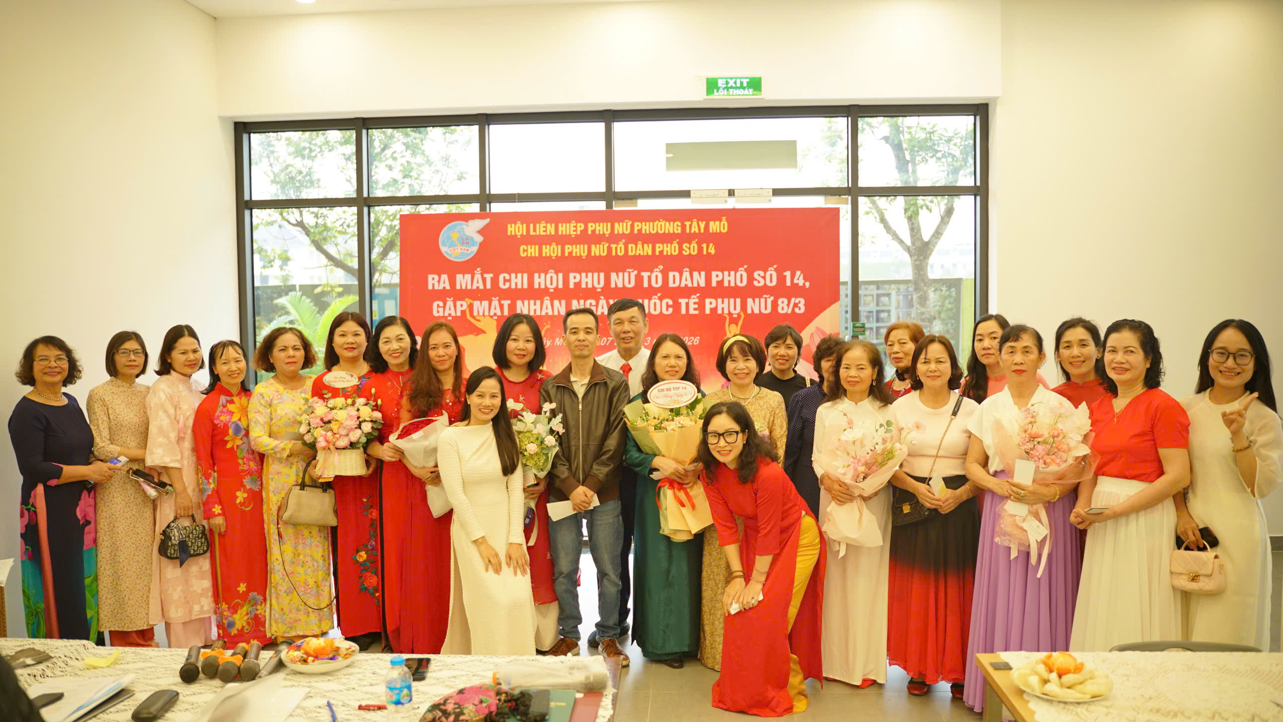Lễ công bố quyết định thành lập Chi hội Phụ nữ Tổ dân phố 14