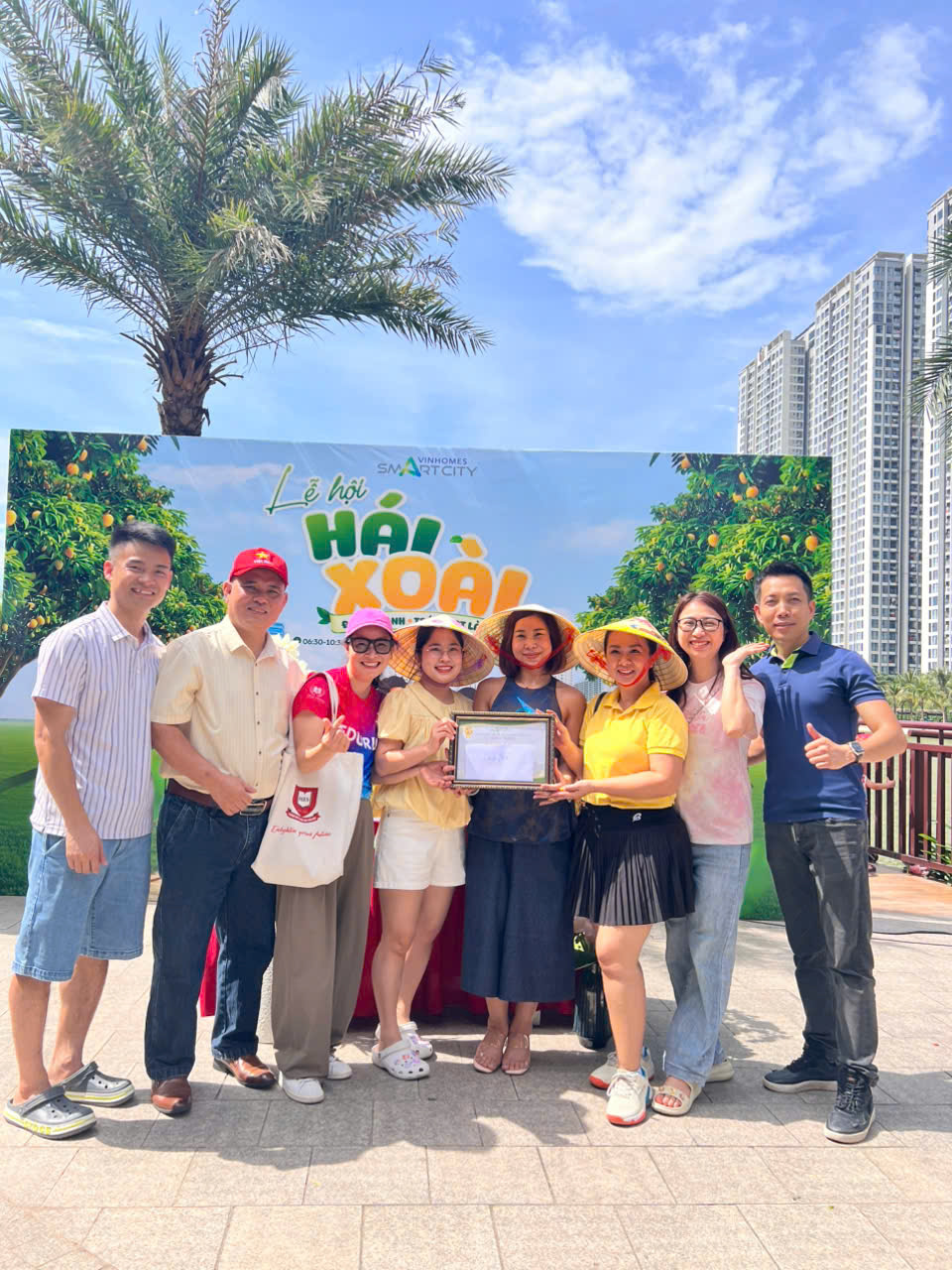 Đội dự thi đạt giải Nhì hội xoài 2026