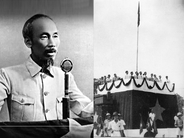Ngày 2 tháng 9 năm 1945, tại Quảng trường Ba Đình lịch sử, giữa biển người của Hà Nội, Chủ tịch Hồ Chí Minh đọc Tuyên ngôn Độc lập