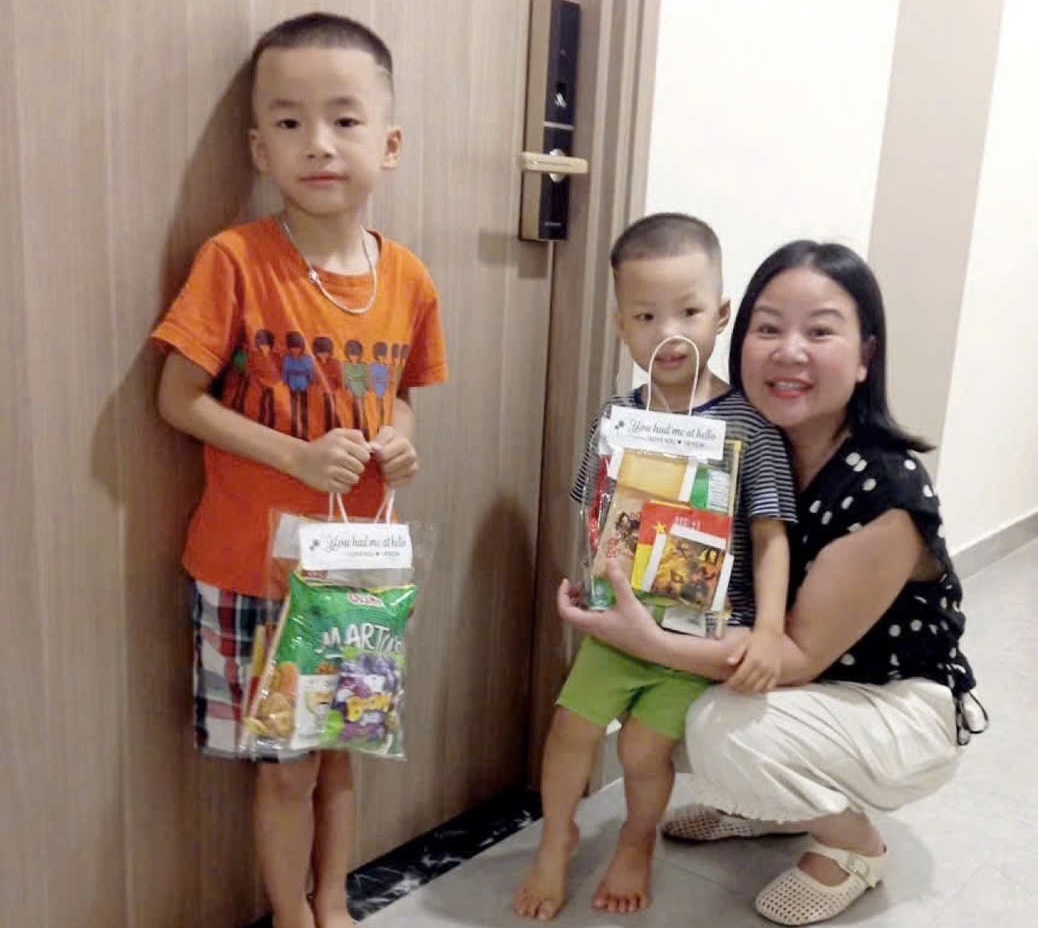 Tình cảm từ toà TC 3 gửi tặng các bạn nhỏ