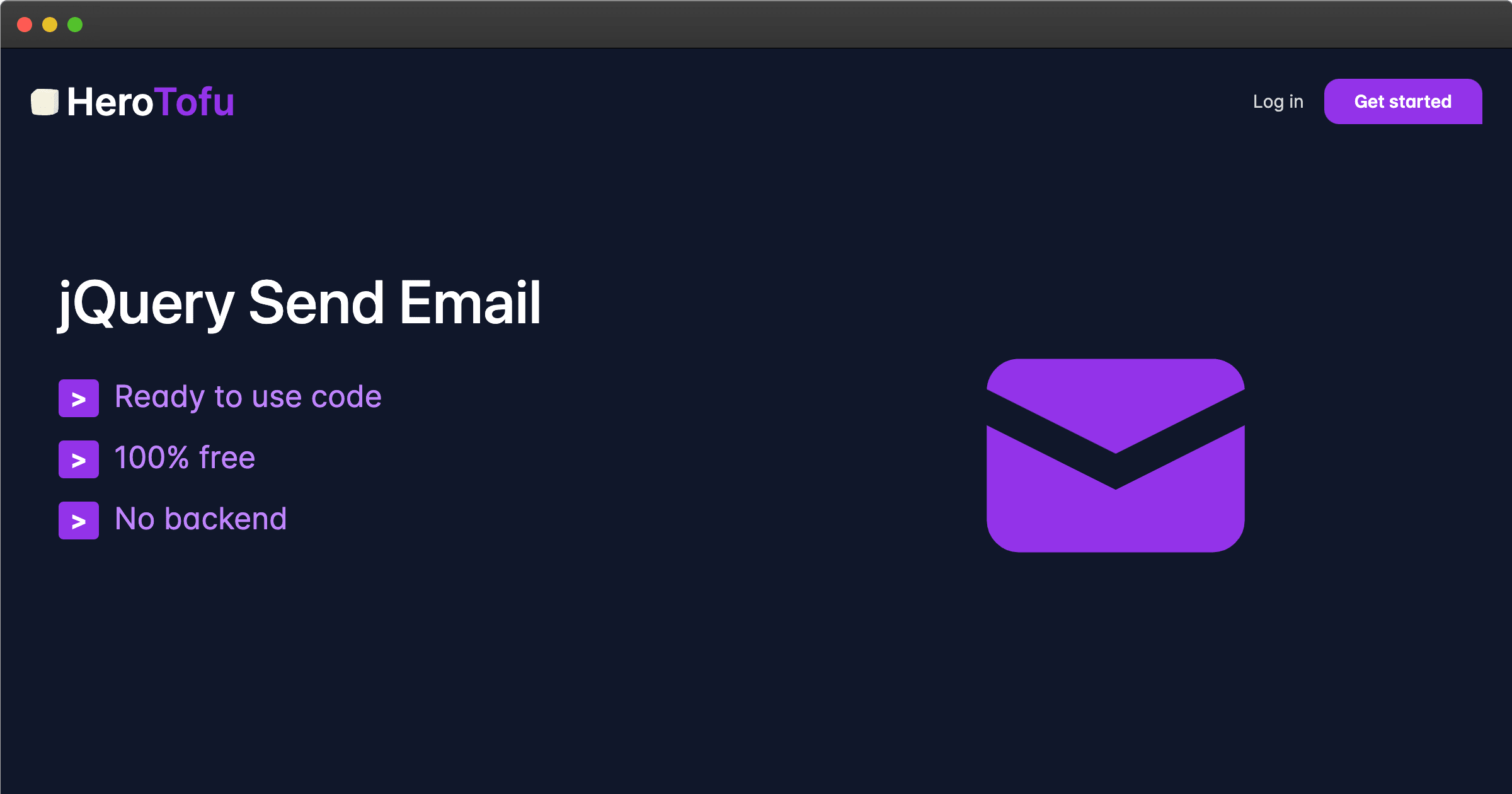 jQuery Send Email