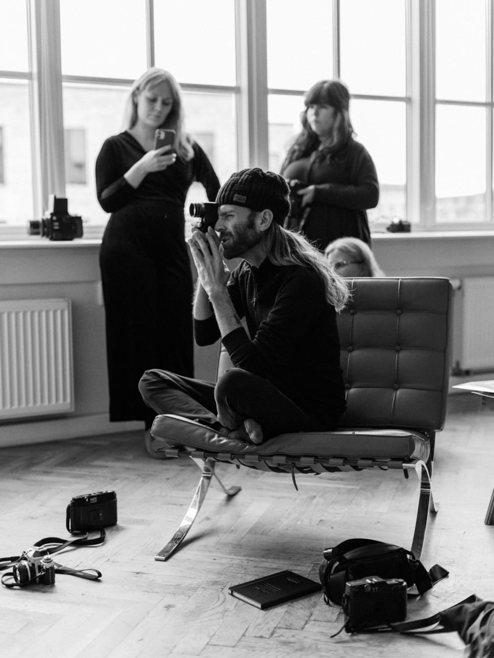 Joakim Hertze — Swedish portrait and editorial photographer — Knitted brain beanie -- portraits of Ryan Muirhead, image 4