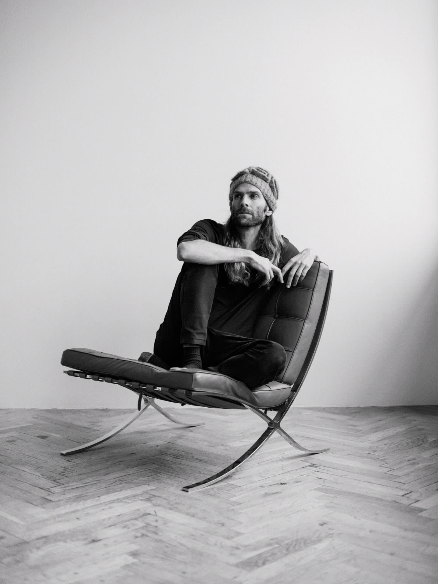 Joakim Hertze — Swedish portrait and editorial photographer — Knitted brain beanie -- portraits of Ryan Muirhead, image 8